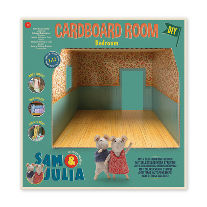 Kids DIY Dollhouse - Cardboard Room - Bedroom€