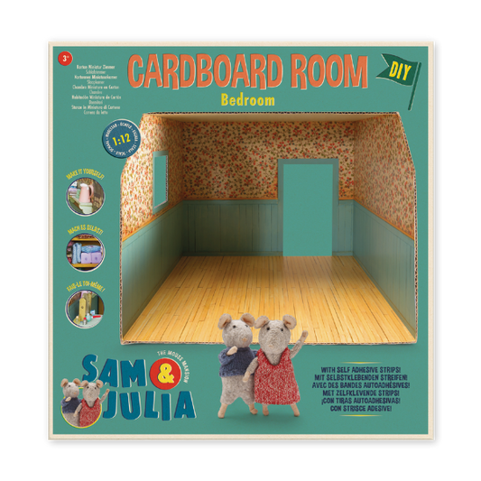 Kids DIY Dollhouse - Cardboard Room - Bedroom€