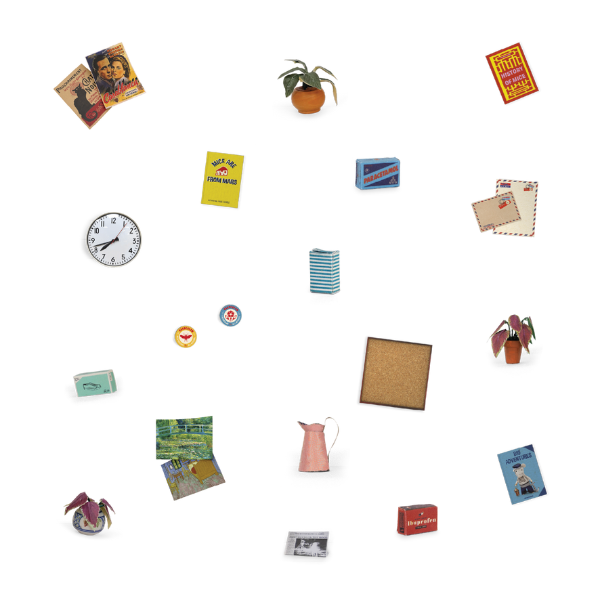 Kids DIY - Die-Cuts Bedroom - The Mouse Mansion