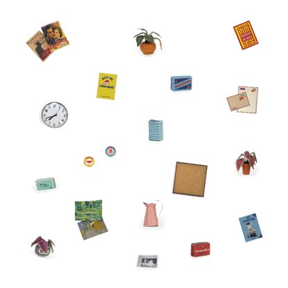 Kids DIY - Die-Cuts Bedroom - The Mouse Mansion