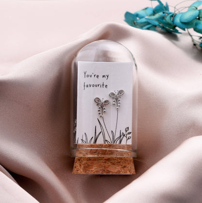 You're my favourite little bow earrings