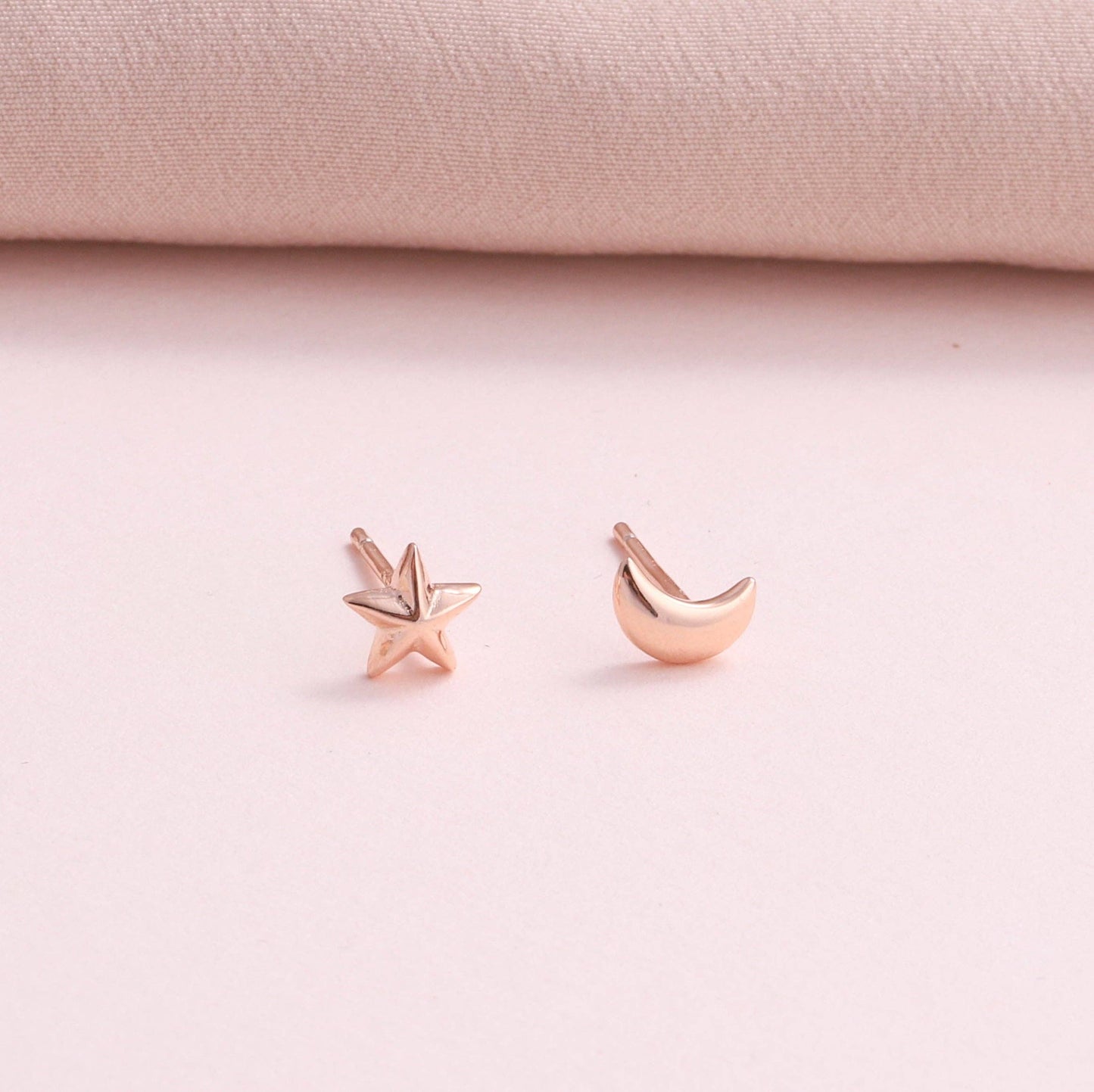 Earrings In A Message Bottle 'Love To The Moon'