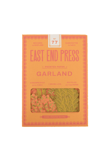 Garland Autumn Blooms Sewn