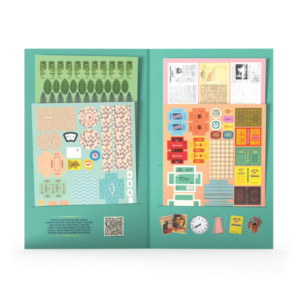 Kids DIY - Die-Cuts Bedroom - The Mouse Mansion