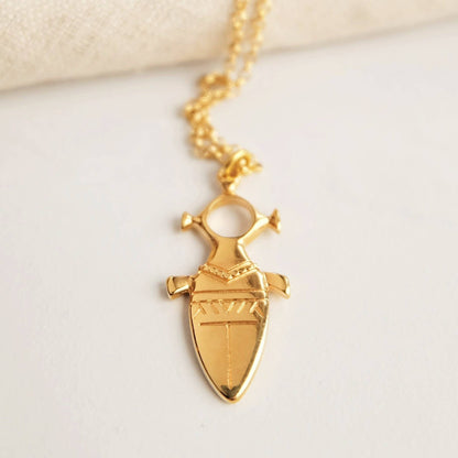 Gold Tuareg Talisman Necklace