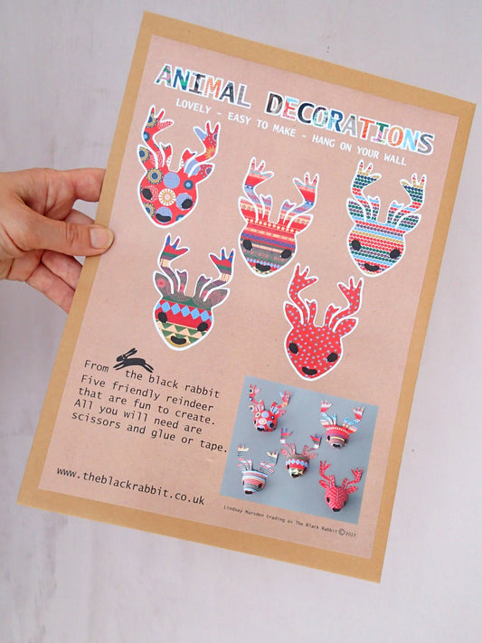 Animal decorations kit - Reindeer