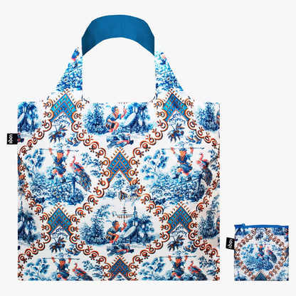 DECORATIVE ART Toile de Jouy Juggler Recycled Bag