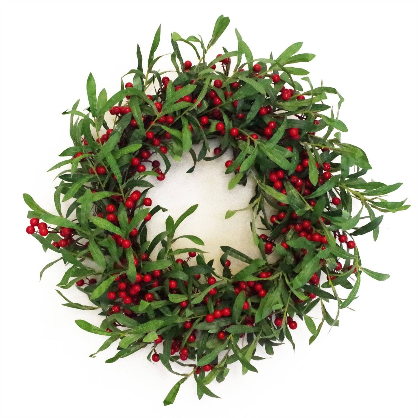 Large Luxury Wreath Christmas Mistletoe Leaf 60cm 24 inch