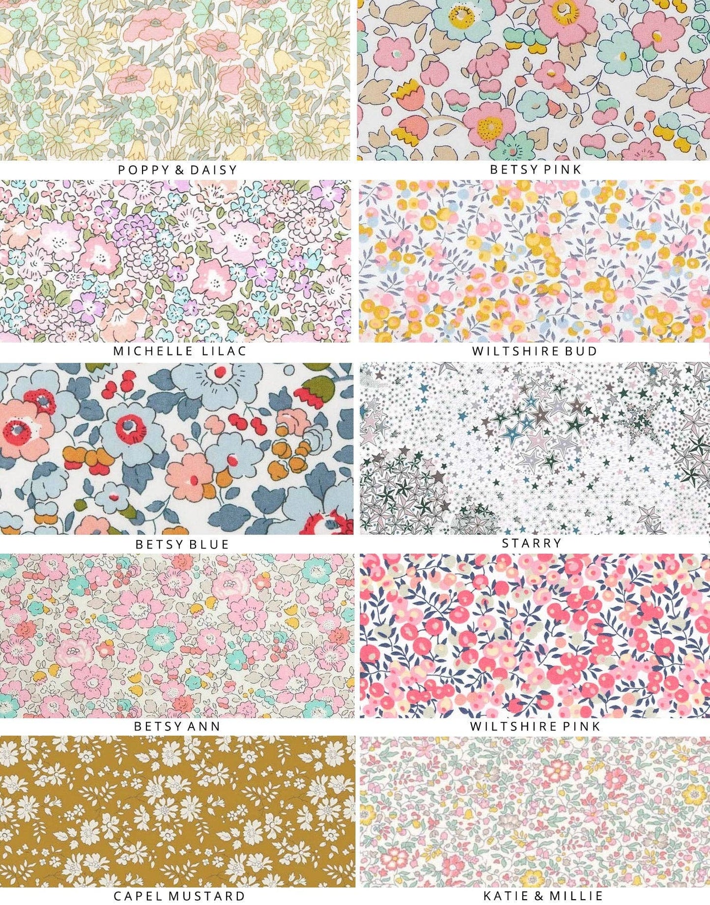 Rainbow Nursery Art - made with Liberty fabric
