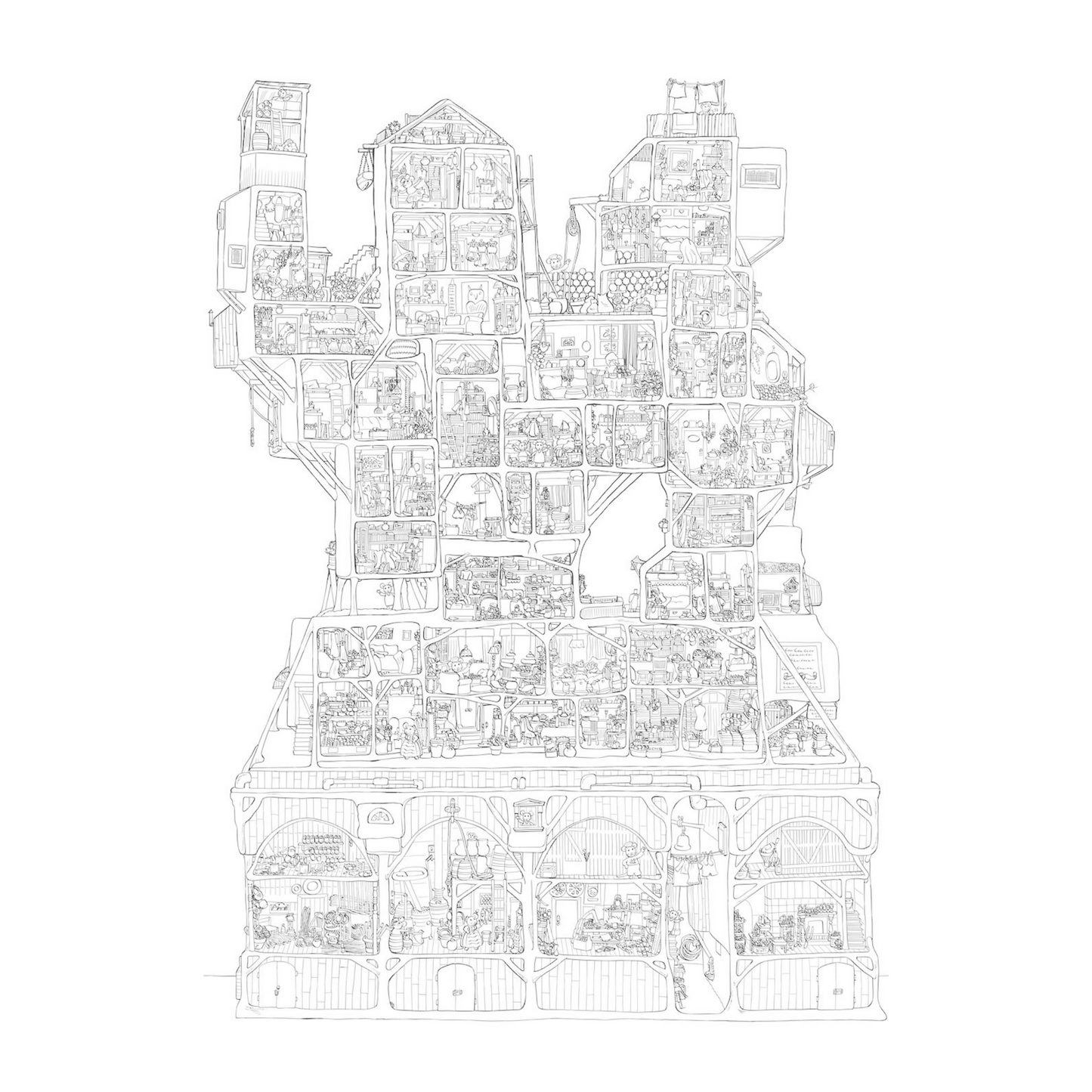 Mega Mouse mansion Coloring Book(Nederlandstalig)