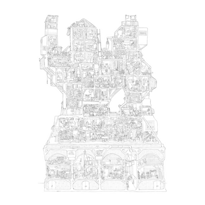 Mega Mouse mansion Coloring Book(Nederlandstalig)