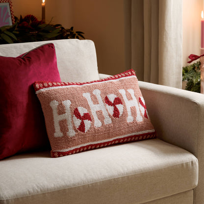 Candy Ho Ho Ho Tufted Cushion Pink/Red