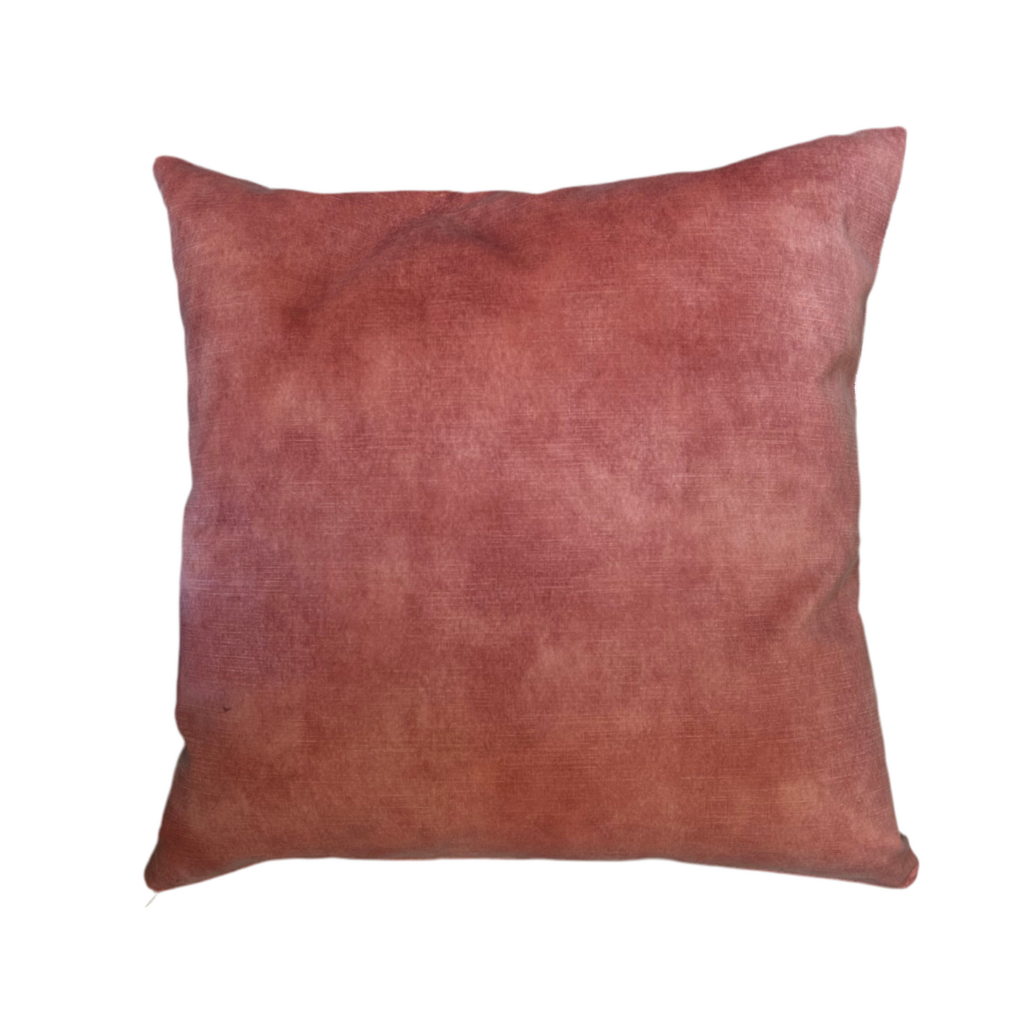 Pure edit  coral stripe/heart 18 " cushion