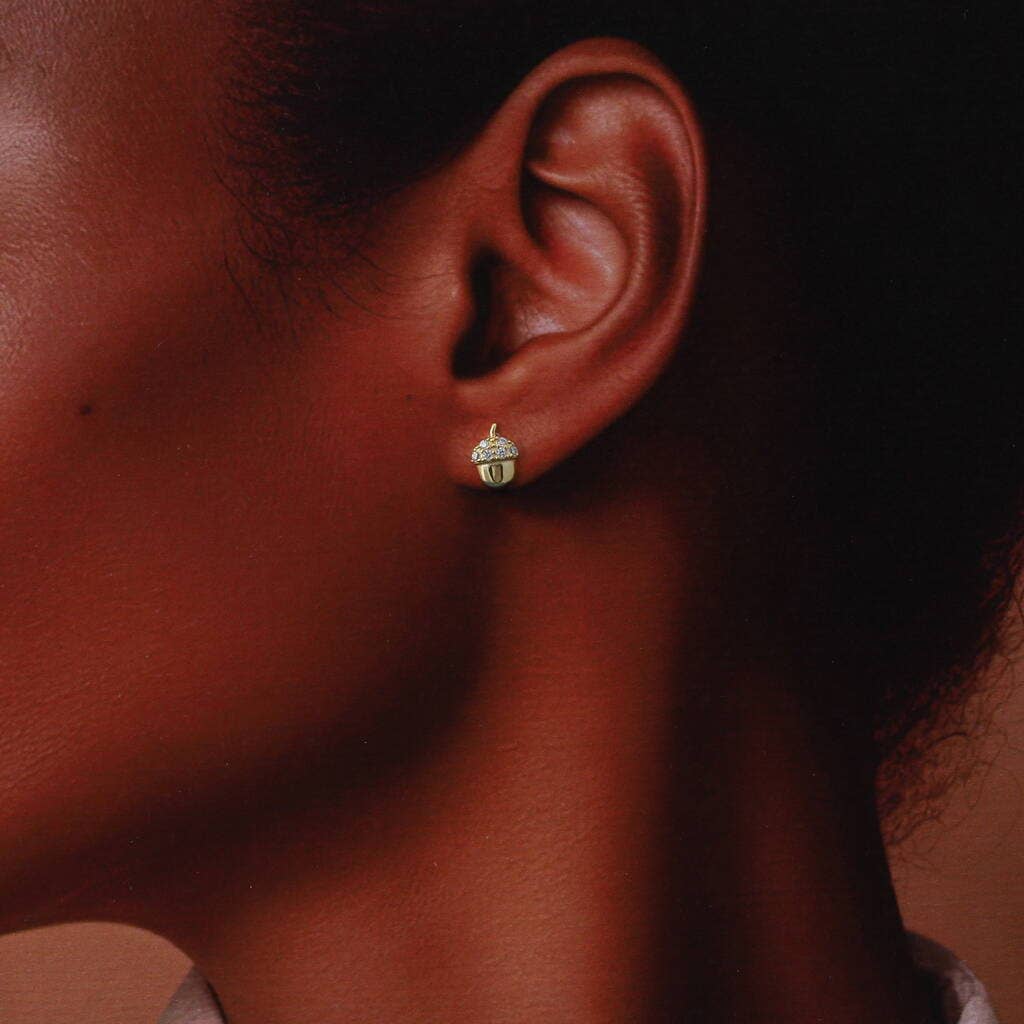 'STOCKING' Christmas Nuts Earrings