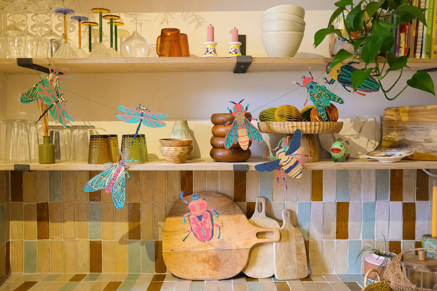 Insects Sewn Garland