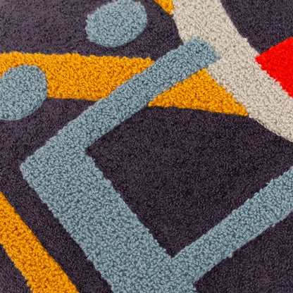 Noel Tufted Cushion Multicolour