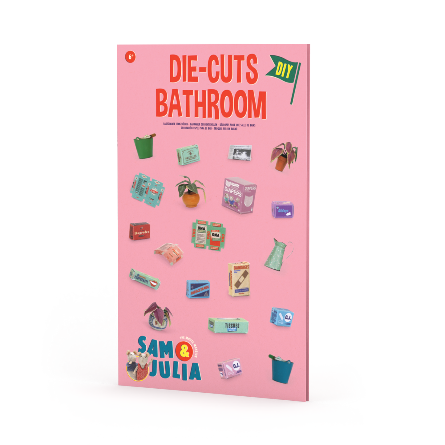 Kids DIY - Die-Cuts  Bathroom - The Mouse Mansion