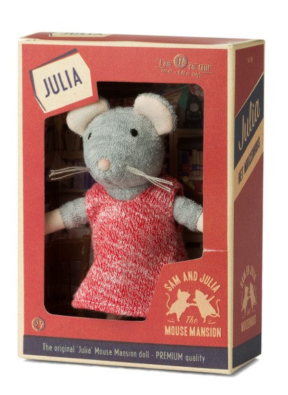 Kids Plush Toy - Mouse Julia (12cm)