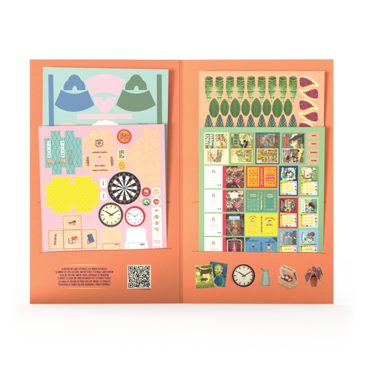 Kids DIY - Die-Cuts Living room - The Mouse Mansion