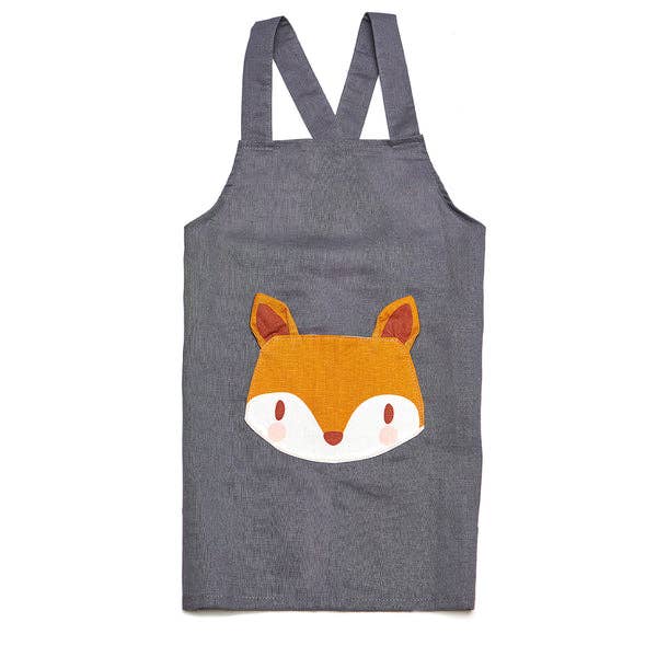 ThreadBear Fox Linen Apron