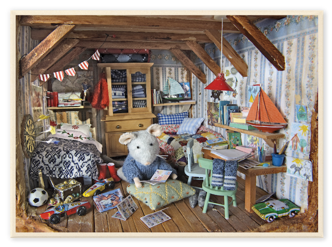Kids Puzzle - Sam's Bedroom (200 pieces) - The Mouse Mansion