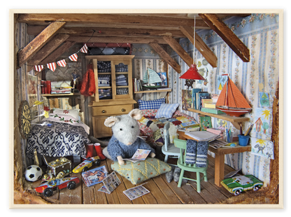 Kids Puzzle - Sam's Bedroom (200 pieces) - The Mouse Mansion