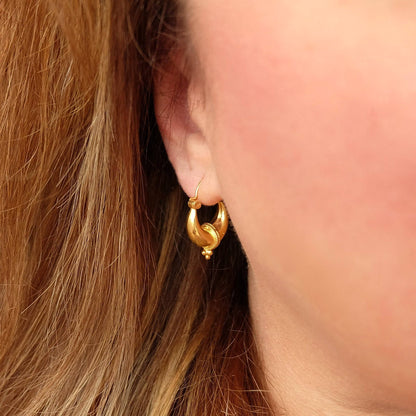 Kerala Vermeil Hoop Earrings