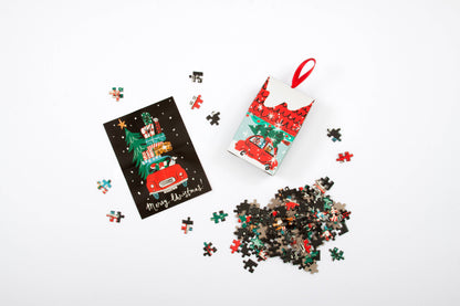 Christmas Car 130 Piece Puzzle Ornament (Jigsaw Products)