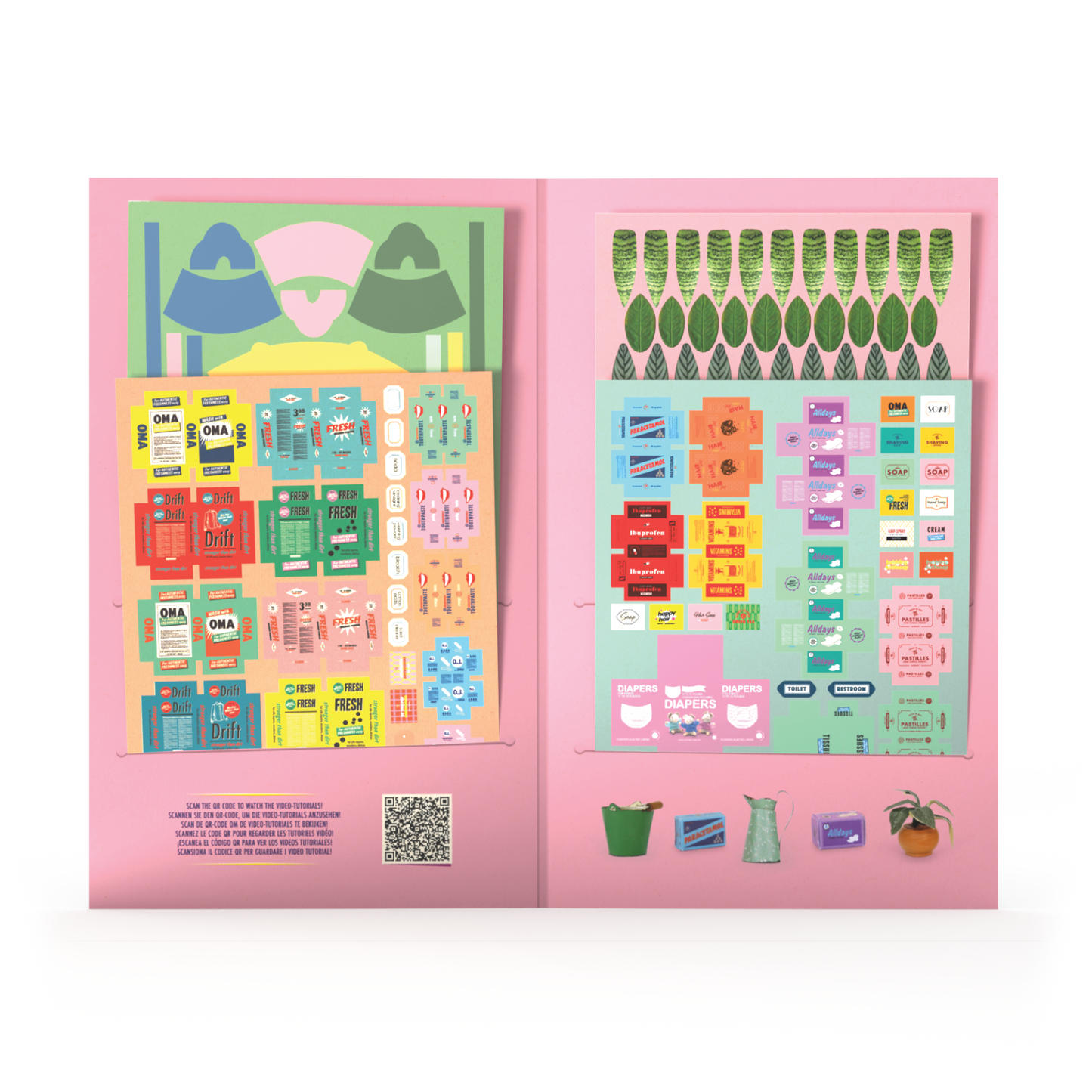 Kids DIY - Die-Cuts  Bathroom - The Mouse Mansion