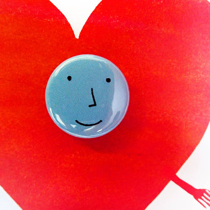 Heart Costume - Greeting card with badge