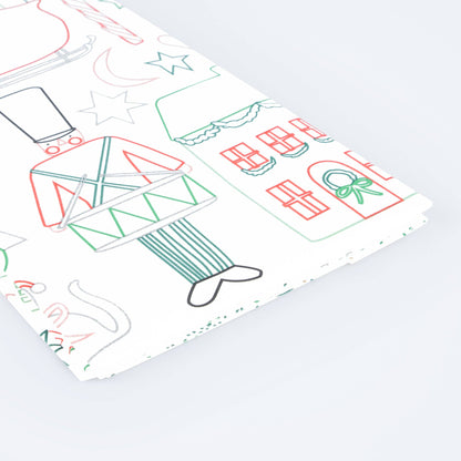 Christmas Colour In Activity Tablecloth
