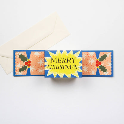 Christmas Cracker Starburst Pull-Out Card