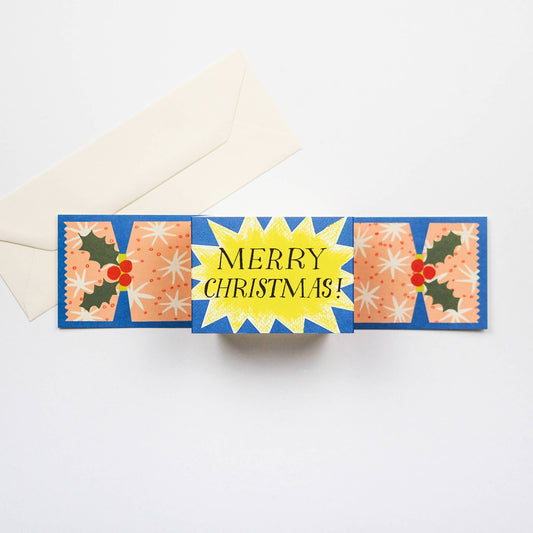Christmas Cracker Starburst Pull-Out Card