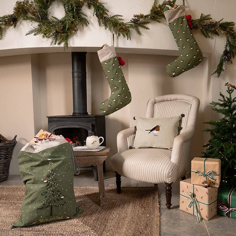 Robin Christmas Sack
