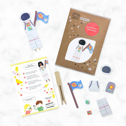 Make Your Own Astronaut Peg Doll