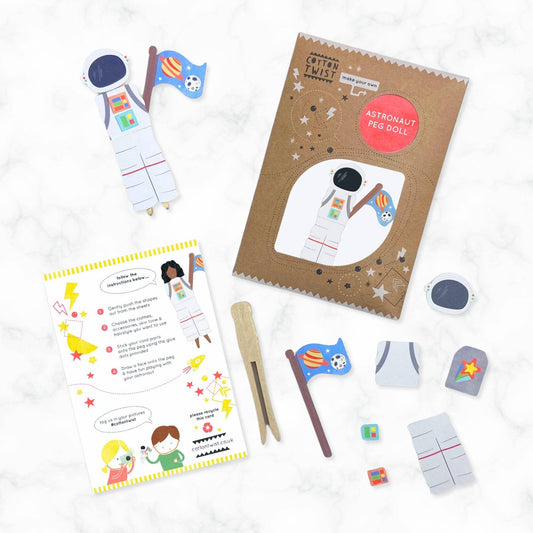 Make Your Own Astronaut Peg Doll