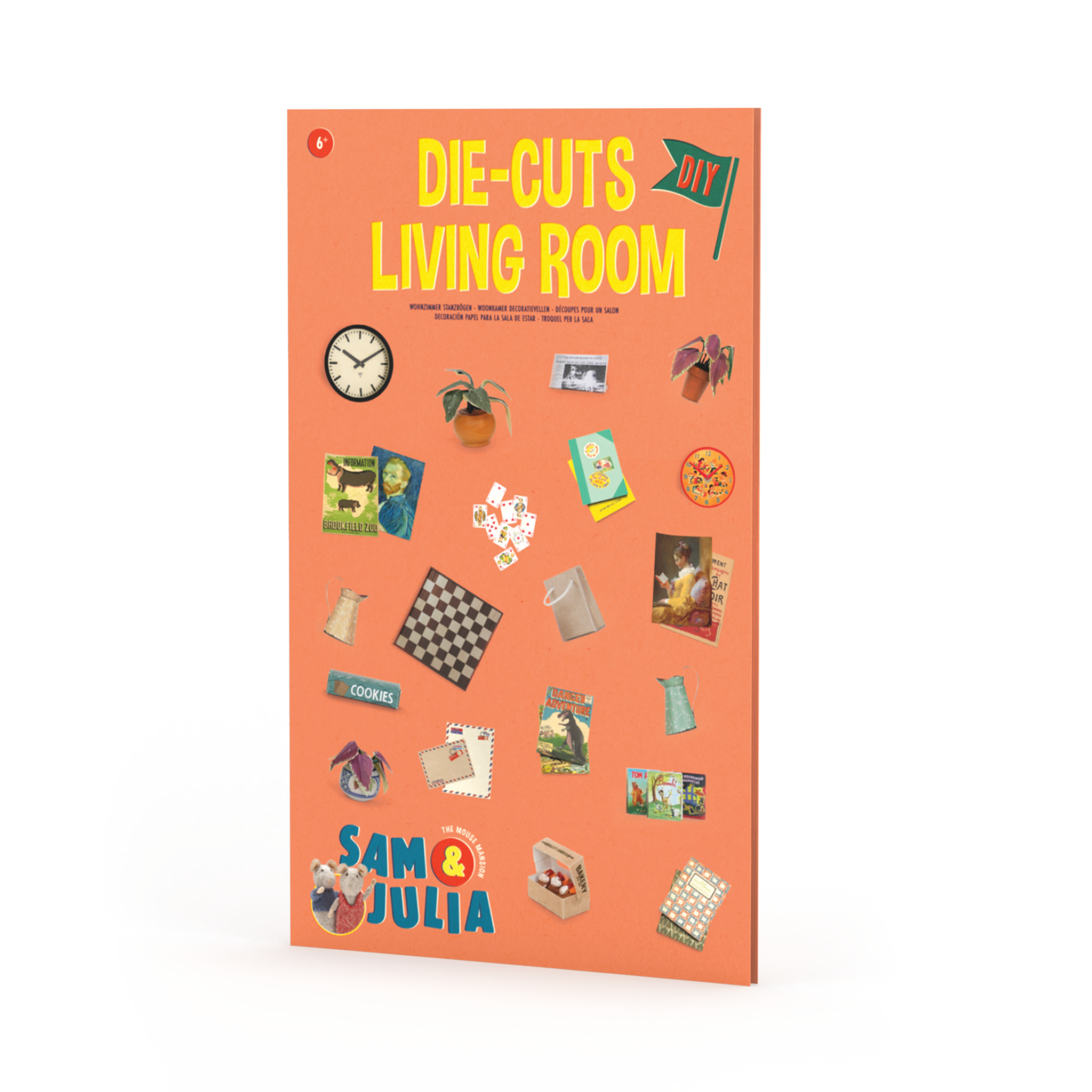 Kids DIY - Die-Cuts Living room - The Mouse Mansion