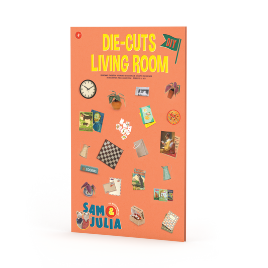 Kids DIY - Die-Cuts Living room - The Mouse Mansion