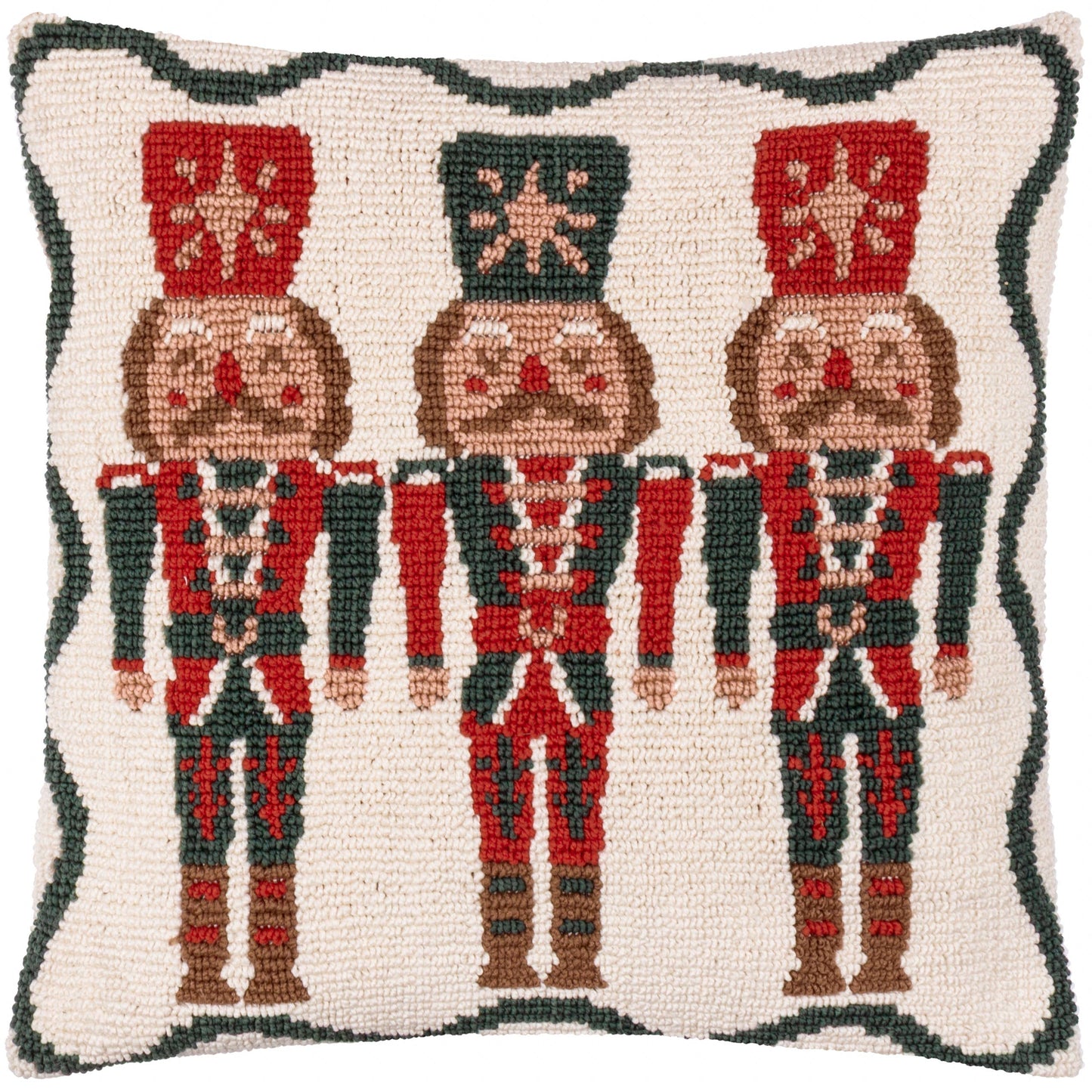 Nutcracker Trio Tufted Cushion Multicolour