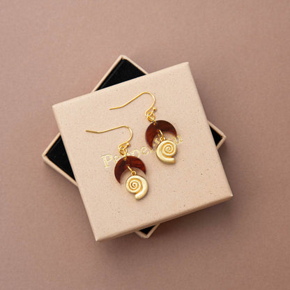 Fossil Drop Earrings