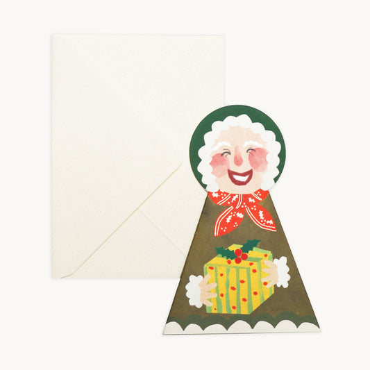 Mrs Claus Stand-Up Card