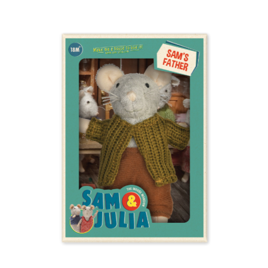 Kids Plush Toy - Mouse Sam's Father (12cm)