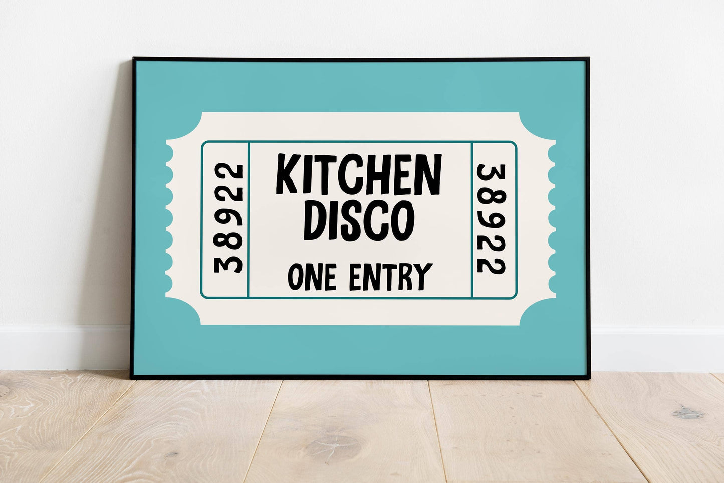 Kitchen Disco Print | Kitchen Wall Art | Unframed Print