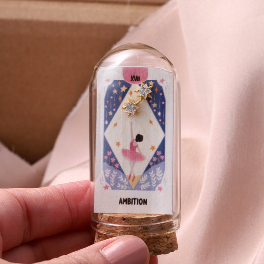 AMBITION Sparkle Crystal Stars Earrings