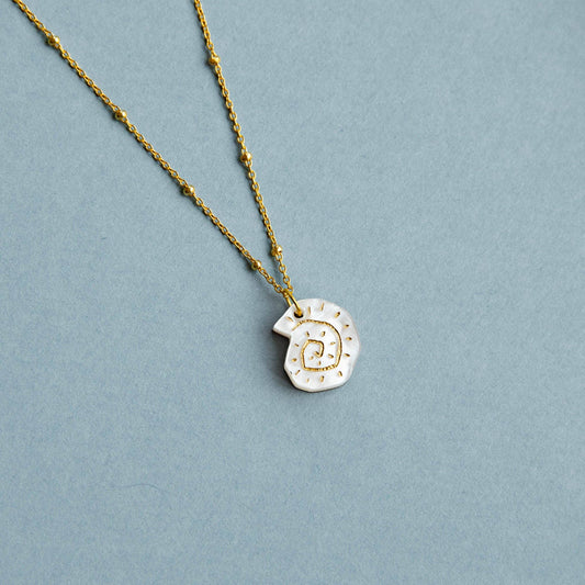Shell Hoop Necklace