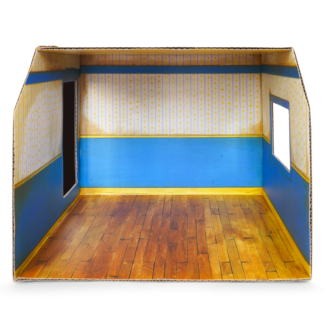 Kids DIY Dollhouse - Cardboard Room - Kid's Bedroom