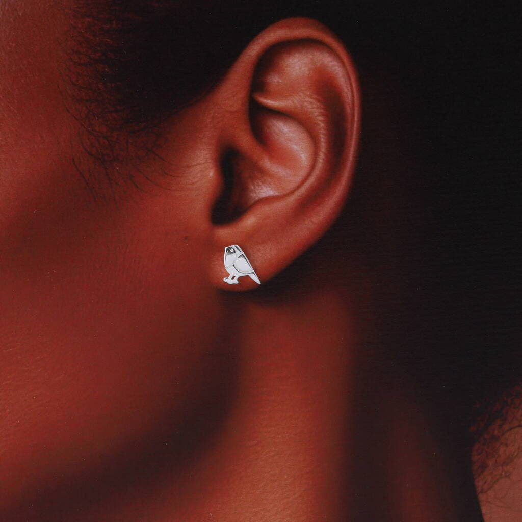 'MERRY CHRISTMAS' Robin earrings