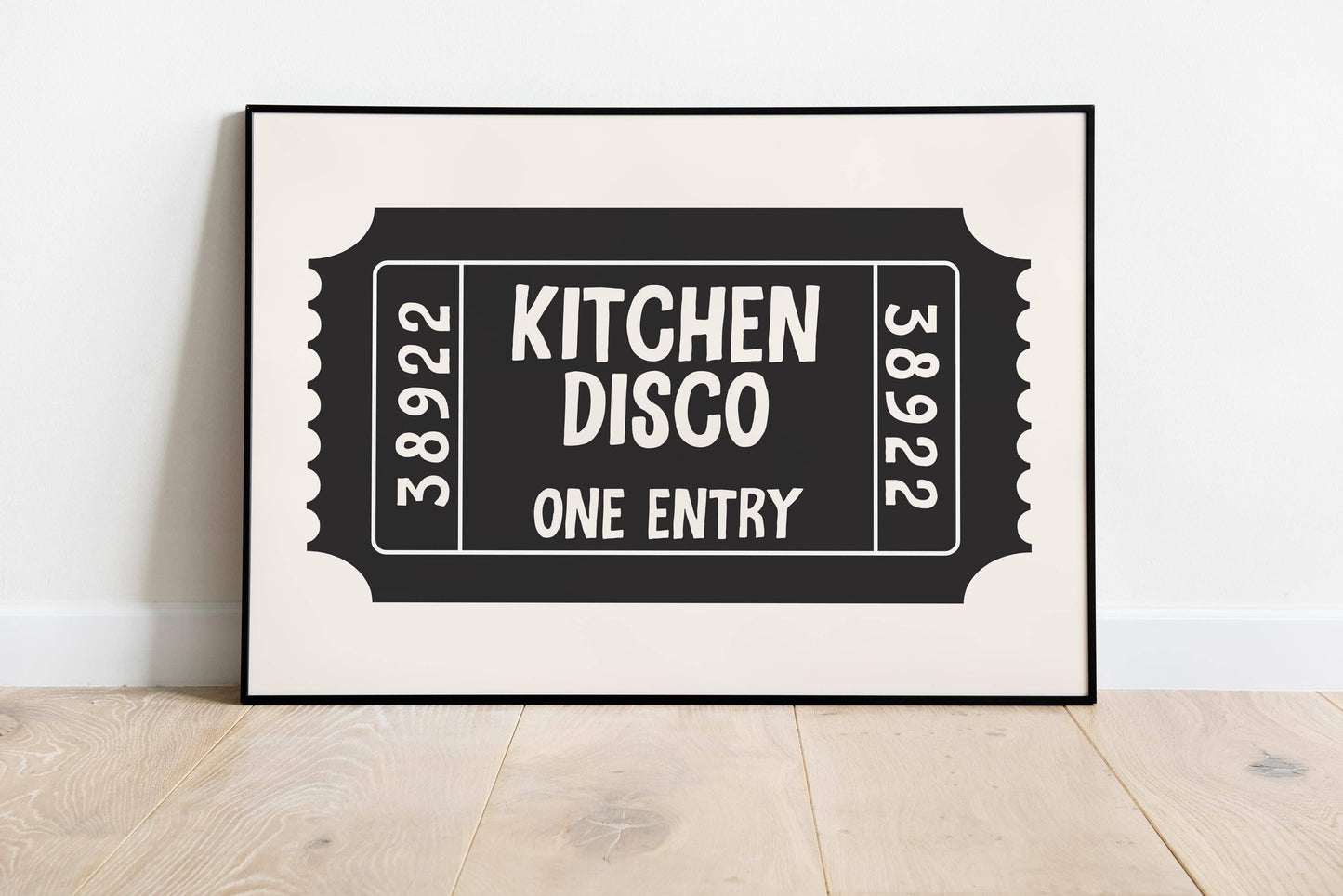 Kitchen Disco Print | Kitchen Wall Art | Unframed Print