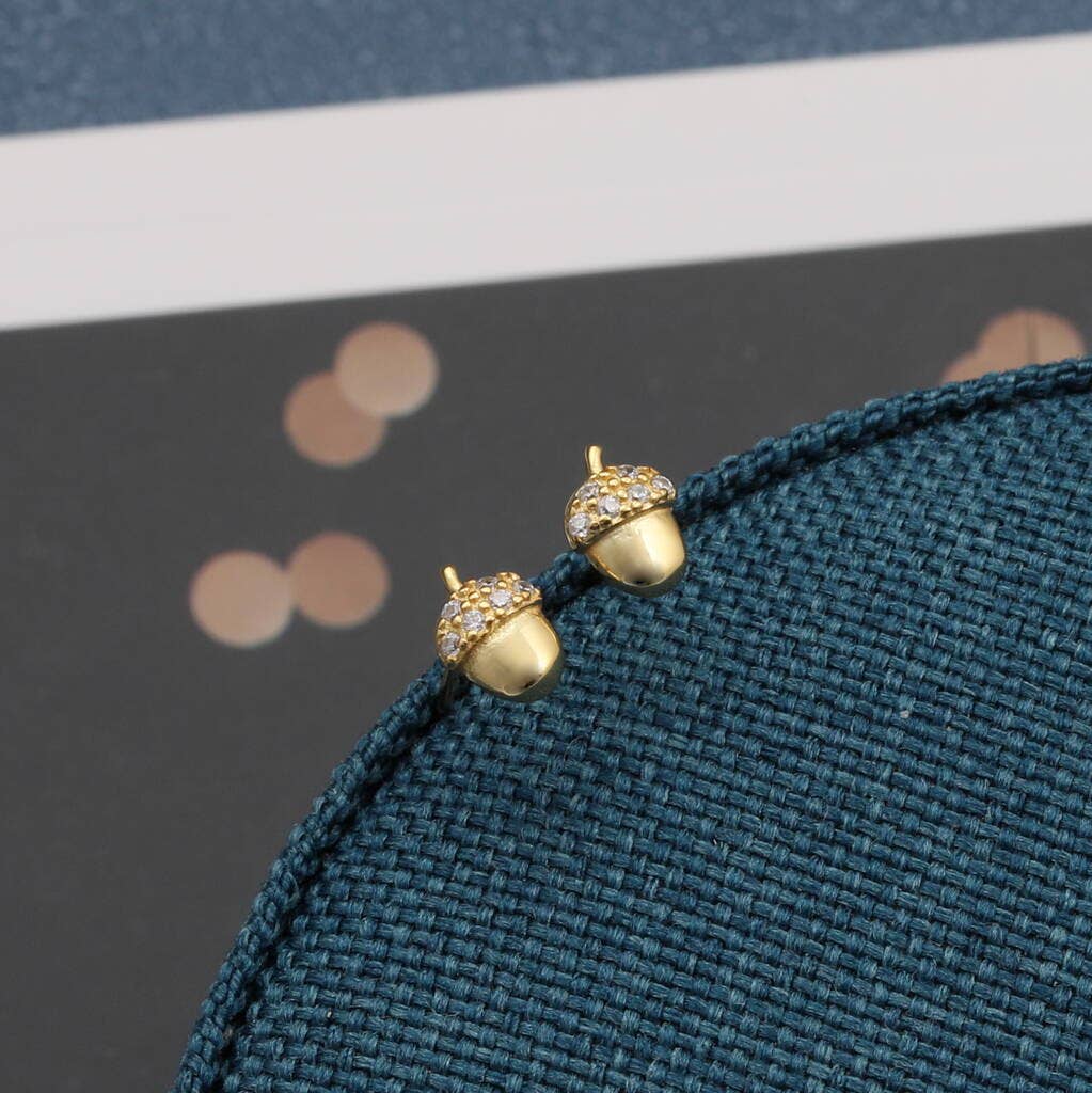 'STOCKING' Christmas Nuts Earrings