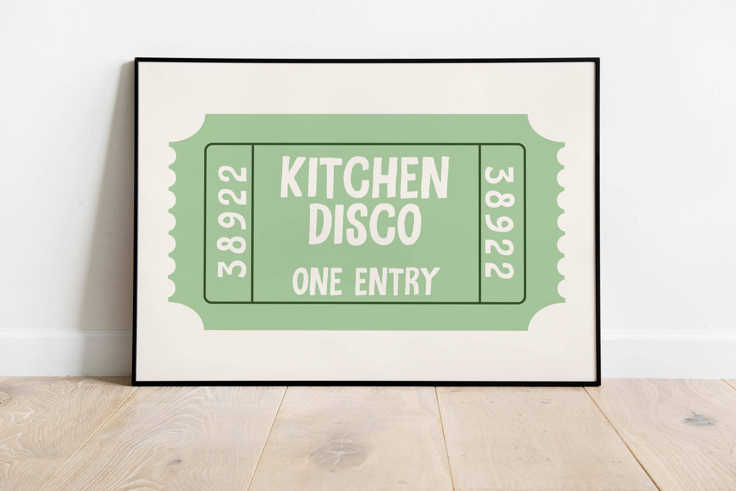 Kitchen Disco Print | Kitchen Wall Art | Unframed Print